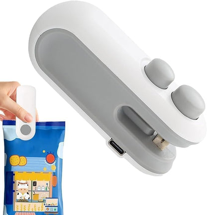 Portable Mini Sealing Machine, Handheld Packet Sealer for Food, Snacks, Chips, Fresh Storage, Plastic Bags Sealing Machine (Multi Color)